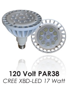 -WL LED-PAR38-17XPE-A 120V 17W TURTLE-SAFE AMBER DAUER LED